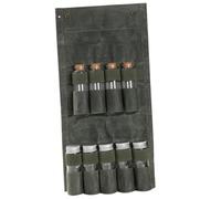 VALICLUD Kit de Rangement Épices Camping Portable avec Bouteilles Verre Alimentaire Toile Vert pour Randonnée et Pique Plein Air