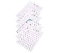 VALICLUD Kit D'entraînement Feuilles de Positionnement des Yeux Guide de Formation en Papier Blanc et Salon de Beauté pour Extensions de Cils Débutants