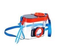 VALICLUD Kit Observation Insectes Garçon Fille avec Loupe et Boîte Respirante Set Exploration Nature Sécurisé pour Capturer et Étudier Insectes Plantes et Roches Accessoires pour Aventures