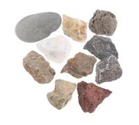 VALICLUD Kit Pédagogique Complet de Spécimens Scientifiques de Roches et Minéraux, Coffret Descriptions Détaillées, Boîte de Rangement Organisée, Adapté pour L'enseignement en Classe