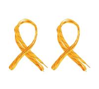 VALICLUD Lacets de Chaussures de Hockey Jaune 96 Pouces Anti-Gel | Polyester Coton, Remplacement pour Chaussures de Hockey et Sport, Paire Longue, Usage Glace