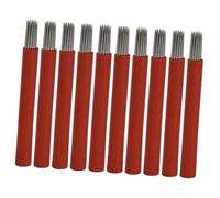 VALICLUD Lames De Microblading 50 Pcs 21r Acier Inoxydable Tube Plastique Pour Maquillage Des Sourcils Usage Féminin Portable