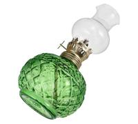 VALICLUD Lampe à Huile Vintage Classique en Cristal Cheminée pour Usage Intérieur et Veilleuse d'Ambiance Le Salon Chambre