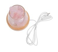 VALICLUD Lampe Ambiance Pierre de Cristal pour Maison Lampe Parfumée sans Huile Essentielle Lumière de Nuit Décorative pour Salon et Chambre