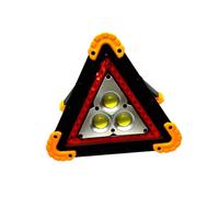 VALICLUD Lampe de LED Cob Étanche Jaune Lumière Stroboscopique de Sécurité Portable Rechargeable USB Balise Routière pour Camping Urgence et Réparation Auto sans Batterie