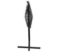 VALICLUD Lève-Couvercle en Fonte Poignée Spirale Noire Crochet pour Couvercle de Four Hollandais, Accessoire Barbecue Extérieur pour Camping, Festivals Cuisine Gastronomique