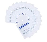 VALICLUD Lingettes Nettoyantes à L'Huile pour Épilation 50 Unités, Sachets Humides Jetables pour Éliminer les Résidus de Cire sur Corps et Visage Après Épilation