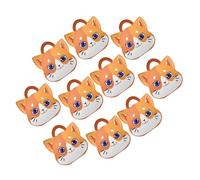 VALICLUD Lot de 10 Boîtes à Bonbons en Carton Poignée, Motif Chat de Dessin Animé, Boîtes à Friandises pour Fête et Anniversaire, Étuis à Collations Pratiques et Décoratifs, Usage Présent