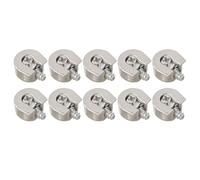 VALICLUD Lot de 10 Écrous de Roue Excentriques en Alliage Zinc, Connecteurs pour Meubles et Armoires, Fixateurs D'étagères Robustes pour Bricolage et Assemblage D'ameublement