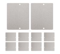 VALICLUD Lot de 10 Feuilles de Mica Isolantes Ignifuges 104 X 85 Mm pour Four à Micro-ondes, Coussinet Isolant Haute Température, Plaque de Réparation Compatible, Usage Domestique