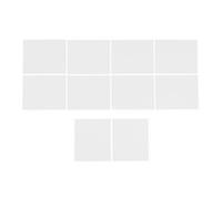 VALICLUD Lot de 10 Films Diffuseurs Adhésifs LED 50 Μm, Feuilles Plastiques Blanches pour Plafonnier, Diffusion Douce et Homogène, Éblouissement, Éclairage Intérieur Maison et Bureau