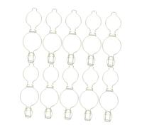 VALICLUD Lot De 10 Loquets À Ressort Pour Réservoir De Stockage Dispositif D'Étanchéité Goupille De Verrouillage À Ressort Scelleuse De Canettes Assemblage De Loquet À Ressort