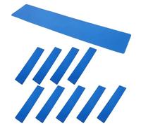 VALICLUD Lot de 10 Marqueurs de Terrain de Tennis Bleus, Accessoires D'entraînement Antidérapants pour Tracé Précis des Lignes de Pickleball et Tennis, Installation Rapide pour