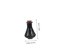 VALICLUD Lot de 10 Petites Bouteilles en Verre avec Bouchon en Liège Mini Bouteilles Vides en Forme De Cœur Bocaux en Verre Uniques À Message Mini À Sorts