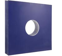 VALICLUD Lot de 10 Pochettes Extérieures en Papier Kraft Bleu pour Disque Vinyle 12 Pouces, Protection Facile à Utiliser pour Collection de Vinyles