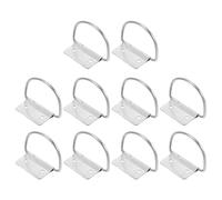 VALICLUD Lot De 10 Poignées De Poubelle D'Extérieur Accessoires Pour Poubelle Extérieure Poignée De Coffre En Métal En Fer
