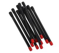 VALICLUD Lot de 10 Rallonges de Vanne de Pneu Flexibles 125 Mm en Plastique Noir, Extension de Tige de Valve pour Vélo, Moto et Voiture, Adaptateurs Polyvalents pour Gonflage et