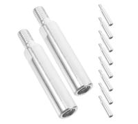 VALICLUD Lot de 10 Rallonges M10 pour Meuleuse d'Angle en Acier Tiges de Liaison Multifonctions pour Polissage et Découpe Accessoires Universels pour Travaux Industriels et Bricolage