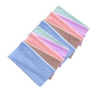 VALICLUD Lot de 10 Serviettes Démaquillantes en Microfibre 25x25 Cm Douceur Visage Réutilisables pour Femmes Nettoyage Peau Sensible à Domicile Voyage