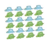 VALICLUD Lot de 100 Boîtes à Bonbons de Dinosaure 50 Bleu et 50 Vert Boîtes de Rangement Légères en Plastique Conteneurs Assortis pour Fête D’Anniversaire et Présents D’Invités