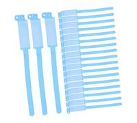 VALICLUD Lot de 100 Bracelets Identité Hopital en PVC Imperméable, à Usage Unique, pour Suivi et Identification Médicale, Écriture Possible