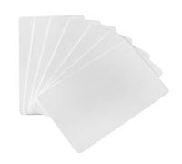 VALICLUD Lot de 100 Cartes D'accès PVC Blanches Réinscriptibles, Cartes D'identité Contact pour Contrôle D'accès, Enregistrement des Présences, Solide et Étanches, Adaptées Hôtels,