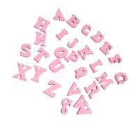 VALICLUD Lot De 100 Lettres En Bois Alphabet Anglais, Copeaux Créatifs Diy En Tranches De Bois Naturel, Matériau Écologique, Pour Loisirs Créatifs Et Décoration Artisanale