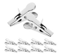 VALICLUD Lot de 100 Pinces Crocodile Mini Métalliques 28 CM pour Décorations de Sapin de Noël Guirlandes et Ornements Clips pour Suspendre Fleurs et Couronnes Accessoires pour Loisirs