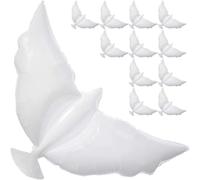 VALICLUD Lot de 12 Ballons Blancs de Colombe Décoration pour Anniversaire et Mariage Ballons Légers pour Lâcher en Plein Air Accessoires pour Fête et Jardin Élégant