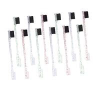 VALICLUD Lot de 12 Brosses à Sourcils Double Embout Taille Compacte Pinceaux Multifonctions pour Maquillage de Femmes Brosse à Sourcils Portable pour Précision et Nettoyage