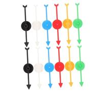 VALICLUD Lot de 12 Pointeurs en Plastique pour Roue De Loterie Et Jeux De Société, Garçon Et Filles Et Adultes, Diamètre 100 Mm, Rotation Fluide, Accessoires DIY pour Fête Et Animation Familiale