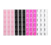VALICLUD Lot de 12 porte-stylos de manucure : organiseur à 5 emplacements pour pinceaux de nail art, outils de maquillage et stylos de calligraphie, présentoir pour crayons à dessin