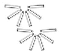 VALICLUD Lot de 12 Rallonges Métalliques pour Mécanisme de Boîte à Musique, Barres D'extension de Broche Allongées pour Réparation et Personnalisation, Accessoire Solide pour Boîte