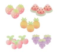 VALICLUD Lot De 15 Accessoires De Décoration Pour Chaussures Décorations Amovibles Boucle De Chaussure De Mignonnes Breloques De Fruits De