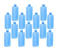 VALICLUD Lot de 15 Blocs Réfrigérants Mini pour Refroidisseur D'air, Pains de Glace Réutilisables en Eau, Plaques de Glace Compactes pour Climatisation, Conservation Aliments et Boissons