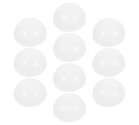 VALICLUD Lot de 15 Globes D'abat-jour Demi-sphère en Polycarbonate Transparent, Remplacement pour Lampes Led, Abat-jour Rond Anti-buée Adapté pour Lampadaires, Appliques Murales