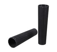 VALICLUD Lot de 2 Adaptateurs Filetés Noirs Grosse Taille pour Manches D'extension de Balais et Serpillères, Embouts en Plastique Résistants pour Outils de Nettoyage Ménager, Accessoire