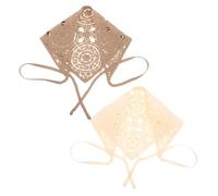 VALICLUD Lot De 2 Bandanas En Crochet Pour Femme Accessoires Pour Cheveux En Tricot Couleur Unie En Dentelle Mignons Pour Filles
