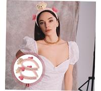VALICLUD Lot De 2 Bandeaux D'Amour En Forme D'Animaux De Dessin -Tête Moelleux -Têtes De Fête Mignons Bandeaux Accessoires Pour Cheveux Mignons
