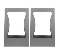 VALICLUD Lot de 2 Boîtes à Fleurs en Papier Gris Panier à Main pour Bouquet Coffret d'Emballage Élégant pour Compositions Floristiques Fête des Mères Saint Valentin et Décorations