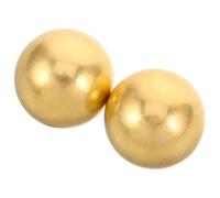 VALICLUD Lot de 2 Boules de Bain D’Oiseaux Sphériques en Laiton Massif 2 CM Résistance aux Intempéries pour Purification et Entretien des Bassins Extérieurs de Jardin