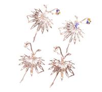 VALICLUD Lot De 2 Broches Brillantes Pour Femme Ballerine Danseuse Décoration De Vêtements Tendance Pour Banquets Et Mariages