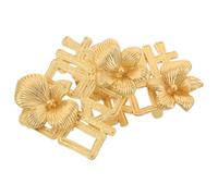 VALICLUD Lot de 2 Broches Fleurs Dorées pour Mariage Broche Fleur Artisanale Chinoise en Métal Léger Accessoires de Tenue de Soirée Élégants pour Femmes et Hommes Symbole Traditionnel