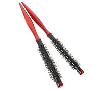 VALICLUD Lot De 2 Brosses à Cheveux Rondes Pour Femmes 10 Et 12 Cm Manche En Bois Brosse Antistatique Pour Brushing Coiffage Cheveux Épais Et Fins Usage Professionnel