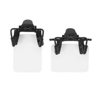 VALICLUD Lot de 2 Cache-œil pour Tir à l'arc en Abs Blanc Clip, Protection Oculaire Améliorée pour Archers Professionnels et Débutants