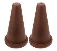 VALICLUD Lot de 2 Cônes de Ponte en Argile Violette pour Aquarium Accessoire D’Élevage Naturel Micro-Orifices pour Oxygénation Optimale Abri de Ponte Compatible Scalaires Discus et