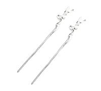 VALICLUD Lot De 2 Épingles À Cheveux En Métal Style Oriental Rose Style Vintage Pour Femmes Et Filles Accessoire Pour Chignon De Mariage En Alliage De Zinc Et