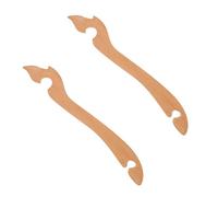 VALICLUD Lot de 2 Extracteurs de Grilles de Four en Bois Anti-brûlure Outils de Poussée et Traction pour Grilles de Four Compatibles et Friteuse à Air Ustensiles la Cuisine