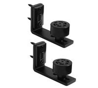 VALICLUD Lot De 2 Guides De Porte Coulissante De Grange Rail De Porte De Grange Guide De Plancher Inférieur Coulissante Stabilisateur De