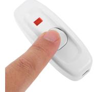 VALICLUD Lot de 2 Interrupteurs de Lampe de Chevet Vintage Gw320 Bouton Poussoir Simple Commande Voyant Lumineux Intégré 10A 250V Interrupteur Variateur pour Éclairage LED Accessoires